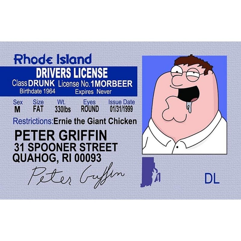 Signs 4 Fun Parody ID | Peter Driverâ€™s License | Fake ID Novelty Card | Collectible Trading Card Driverâ€™s License | Novelty Gift for Holidays | Made in The USA
